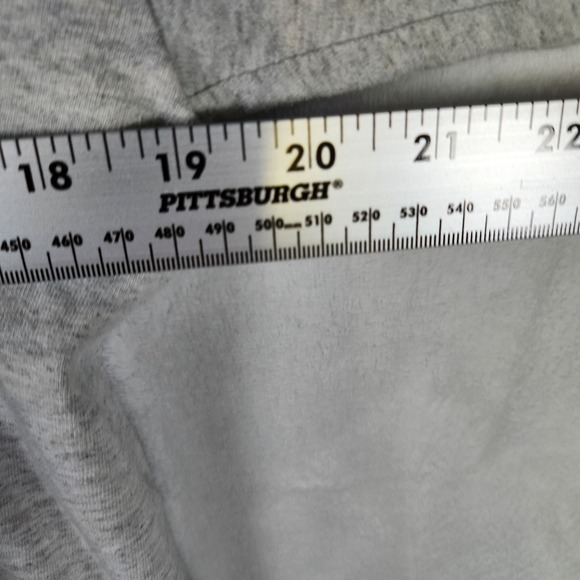 Vtg 90s SpringFord Knitting Co Tee L 1982–1992 MSP USA Gray Ringer Retro Graphic - Picture 5 of 7